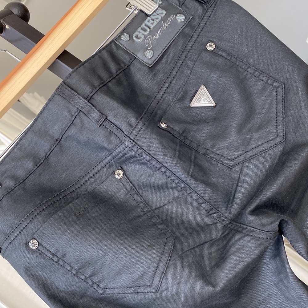 Womens Guess Premium stretch black pants - Picture 7 of 9